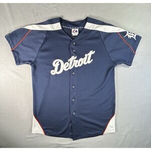 Majestic Detroit Tigers‎ MLB Baseball Jersey women's XL